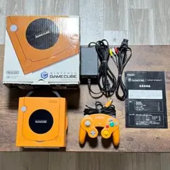 ゲームキューブ　GAMECUBE　オレンジ　本体　箱セット　動作品