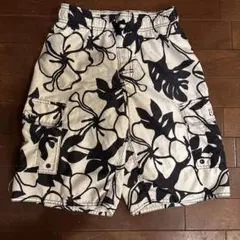 OLD NAVY ハイビスカス柄カーゴショーツ 10-12