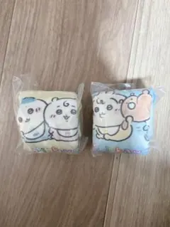ちいかわベビー　巾着ポーチ　 ハチワレ&うさぎ　　トリオ