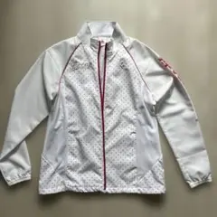 le coq sportif ドット柄 ジップアップジャケット
