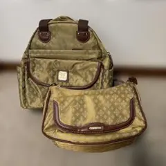 Christian olivier リュックとショルダーバッグセット