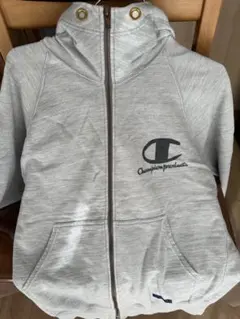 Champion グレー ジップアップパーカー