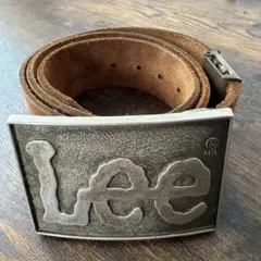 Lee ロゴ入りvintageレザーベルト