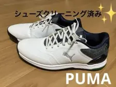 Puma ゴルフシューズ ホワイト/ネイビー