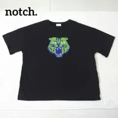 notch. ノッチ サガラ刺繍 トラ ビッグシルエット Tシャツのサムネイル