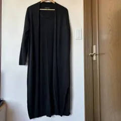 美品　バナナリパブリック　M 黒　ロングニットカーディガン
