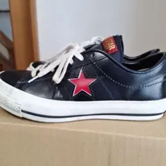 CONVERSE・ONE STAR コンバース 黒赤 レアカラー