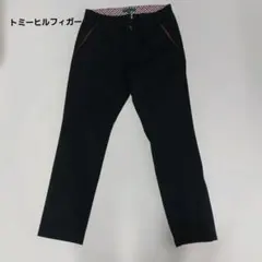 美品　トミーヒルフィガー　黒のストレートチノパン