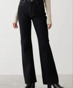専用 AZUL BY MOUSSY ハイウエスト フレアデニムパンツS