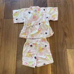 Miki house ミキハウス　サイズ80 甚平　DOUBLE.B ピンク