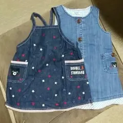 二点お買得！ダブルビー☆ジャンパースカートセット