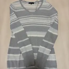 レディース トップスニット 長袖 ラメ入り