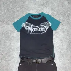 00s【Norton】logo tee/y2k/grunge/archiveのサムネイル
