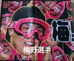 阪神タイガース　優勝記念　顔柄シークレットビールかけフェイスタオル　梅野隆太郎