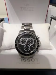 現状TISSOT PRC200 T461 腕時計 クロノグラフ ホワイト デイト - メルカリ