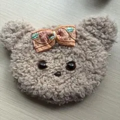 【ハンドメイド作家様】クマのポーチ（リボン付き）