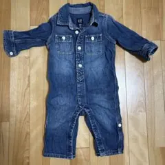 baby GAP 6-12m 冬服　デニム　つなぎ