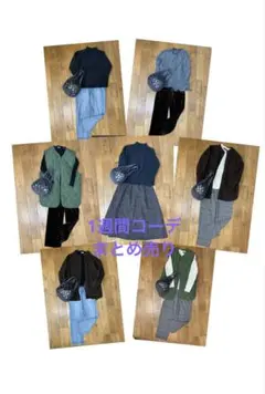 レディース 1週間コーデ 10点 まとめ売り コーデ売り シンプルコーデ 着回し