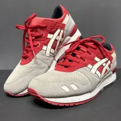 GEL-LYTE III ゲルライト 3　レッド／グレー　27.5cm　中古