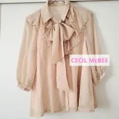 【CECIL McBEE】シフォンブラウス