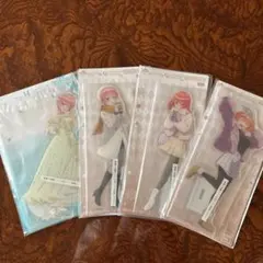 一番くじ　五等分の花嫁　ビッグアクリルスタンド　H賞一花　G賞一花　二乃　四葉