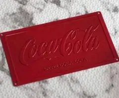 コカコーラ　アイアンプレート USA 未使用のサムネイル