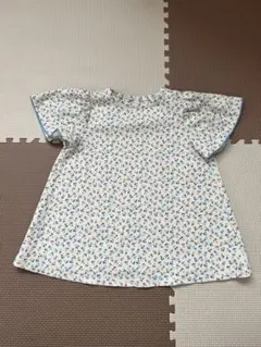 ユニクロ ドライクルーネックT 子供用トップス 花柄 100