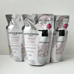 【新品】ソフティモナチュサボン ボディーソープ プルメリアピオニー360ml×3のサムネイル