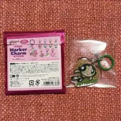 パワーパフガールズ　めじるしチャーム　バターカップ　キーホルダー