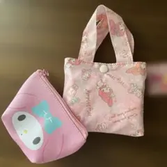 マイメロディエコバッグ＆ポーチ(未使用品)