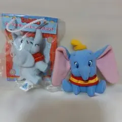 ダンボ　ぬいぐるみ　キーチェーン　マスコット 2点セット品