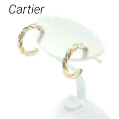 【希少】カルティエ トリニティ ツイスト フープピアス 7523のサムネイル