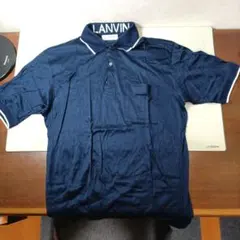 LANVIN ネイビー 半袖ポロシャツのサムネイル