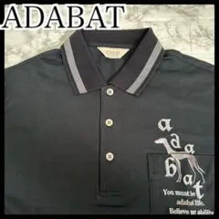 adabat アダバット 襟 ポロシャツ 半袖 ゴルフウェア 通気性