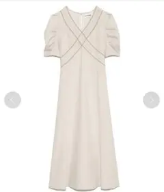 LILY BROWN クロスデザインマーメイドワンピース