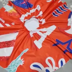 サーキュラースカート全円形ロカビリー リボン付き