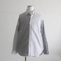 JieDa CRAZY SWITCHING SHIRT WHT × BLKのサムネイル