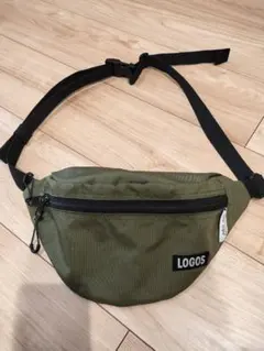 ロゴス　LOGOS　ショルダーバック　緑色