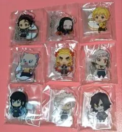 鬼滅の刃 アニメイトポイント特典 アクリルスタンド 9点セット