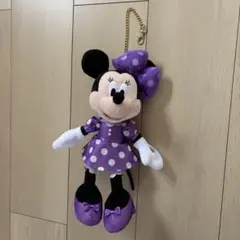 ディズニーリゾート ミニーちゃん ぬいぐるみ 紫