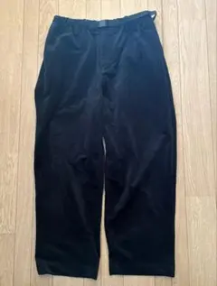 無印良品 コーデュロイ イージーパンツ M ブラック