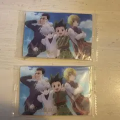 HUNTER×HUNTER ゴン　キルア　クラピカ　レオリオ　イタジャガカード