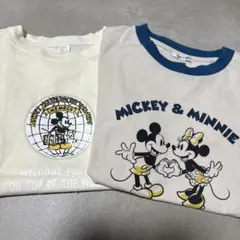 Disney BEAMS Tシャツ 2枚セット ミッキー ミニーのサムネイル