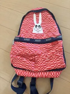 LeSportsac リュック ウサギ イラスト 赤