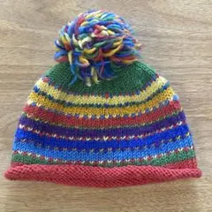 Kids Foret カラフルニット帽