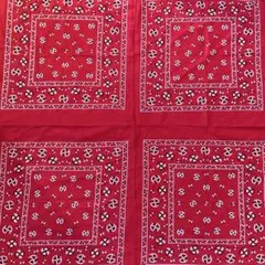 60s ギャラ入り vintage バンダナ ビンテージ USA製 4枚