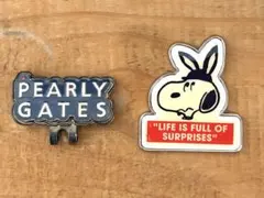 パーリーゲイツ　ゴルフマーカー　スヌーピーコラボ