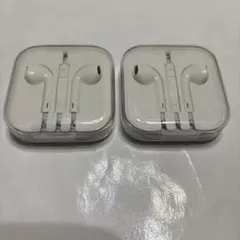Apple純正イヤホンEarPods3.5mmプラグiPhone付属品2個セット