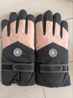 新品 スキーグローブ　スキー手袋　スノボグローブ　防寒防水　レディース用