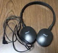 ANA 有線ヘッドフォン ブラック